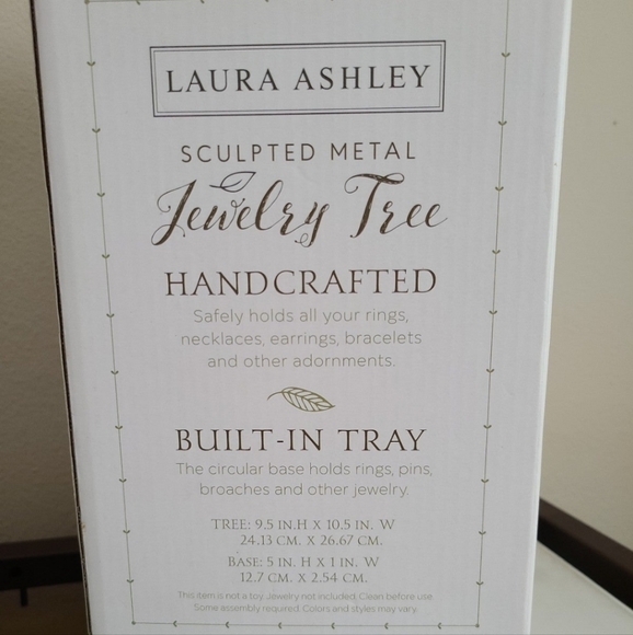 Laura Ashley Sculpted Metal Jewelry Tree - Picture 2 of 5
